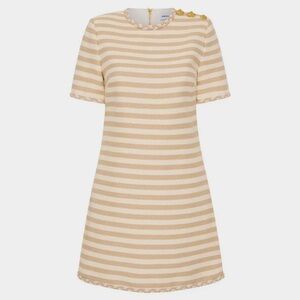 Rebecca Vallance Maurice Tweed Knit Stripe Dress NEW NWT